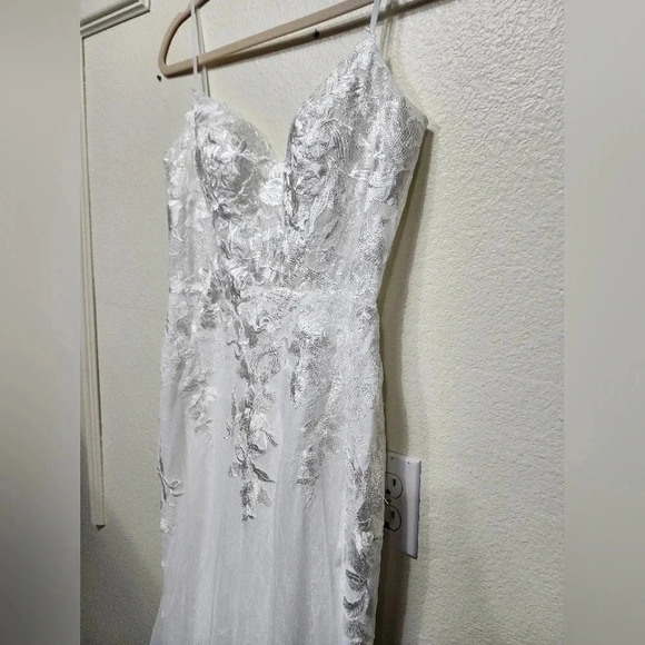Lulus Bridal Everlasting Affection White Lace Backless Mermaid Maxi Dress Bride - Picture 10 of 15
